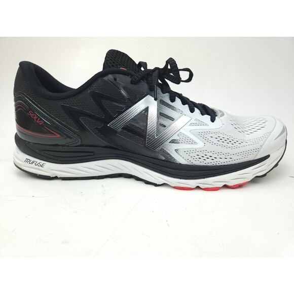 New Balance Mens Solvi Running Shoes Black MSOLVRX1 Lace Up Low Top 13 D